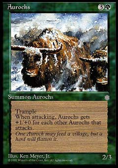 Aurochs (Ice Age) Near Mint