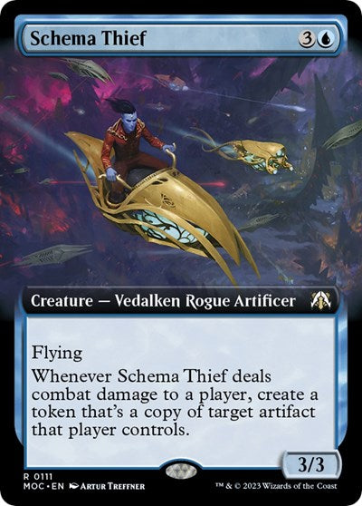Schema Thief (Extended Art) (Commander: March of the Machine) Near Mint