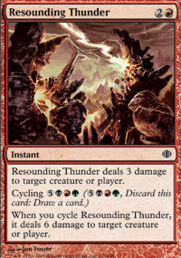 Resounding Thunder (Shards of Alara) Near Mint Foil