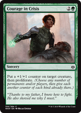 Courage in Crisis (War of the Spark) Near Mint