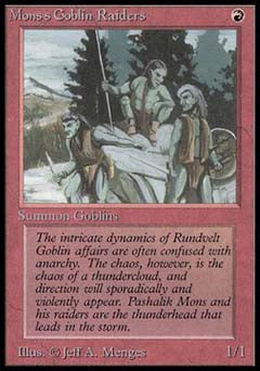 Mons's Goblin Raiders (Beta) Light Play