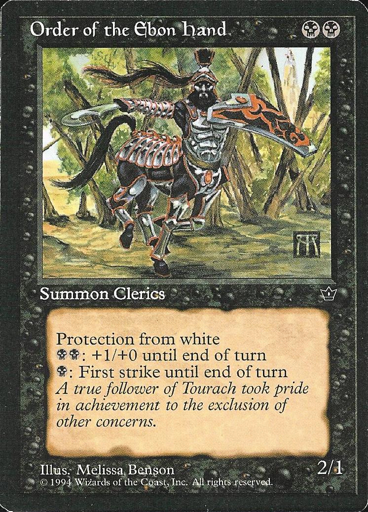 Order of the Ebon Hand (1) (Fallen Empires) Near Mint