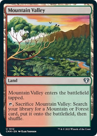 Mountain Valley (Commander Masters) Near Mint