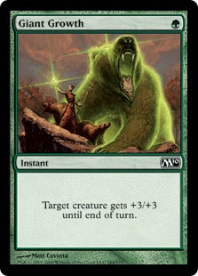 Giant Growth (Magic 2010 Core Set) Near Mint Foil