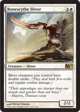 Bonescythe Sliver (Magic 2014 Core Set) Near Mint Foil