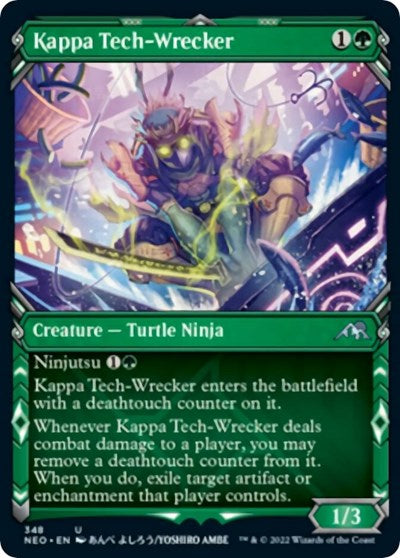 Kappa Tech-Wrecker (Showcase) (Kamigawa: Neon Dynasty) Near Mint