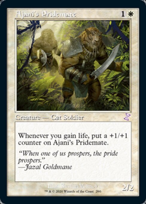 Ajani's Pridemate (Time Spiral Remastered) Near Mint