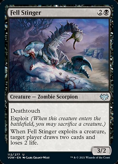 Fell Stinger (Innistrad: Crimson Vow) Near Mint