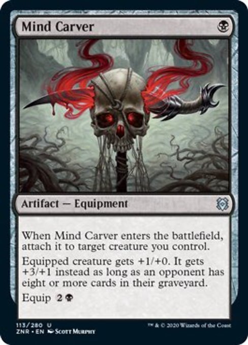 Mind Carver (Zendikar Rising) Near Mint