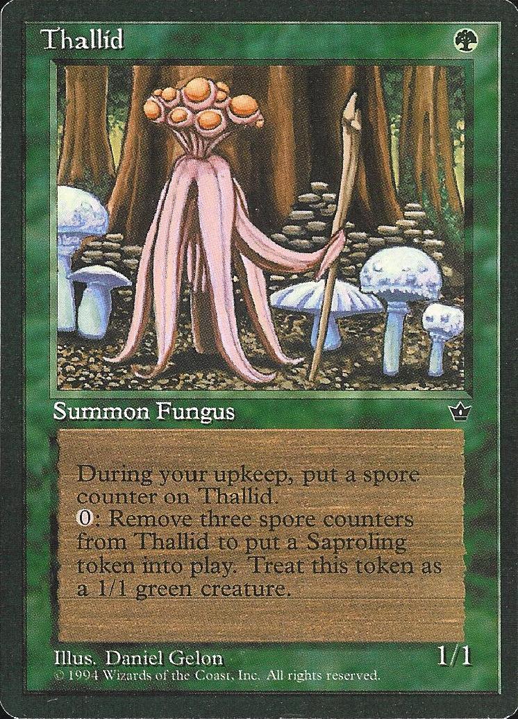 Thallid (2) (Fallen Empires) Light Play