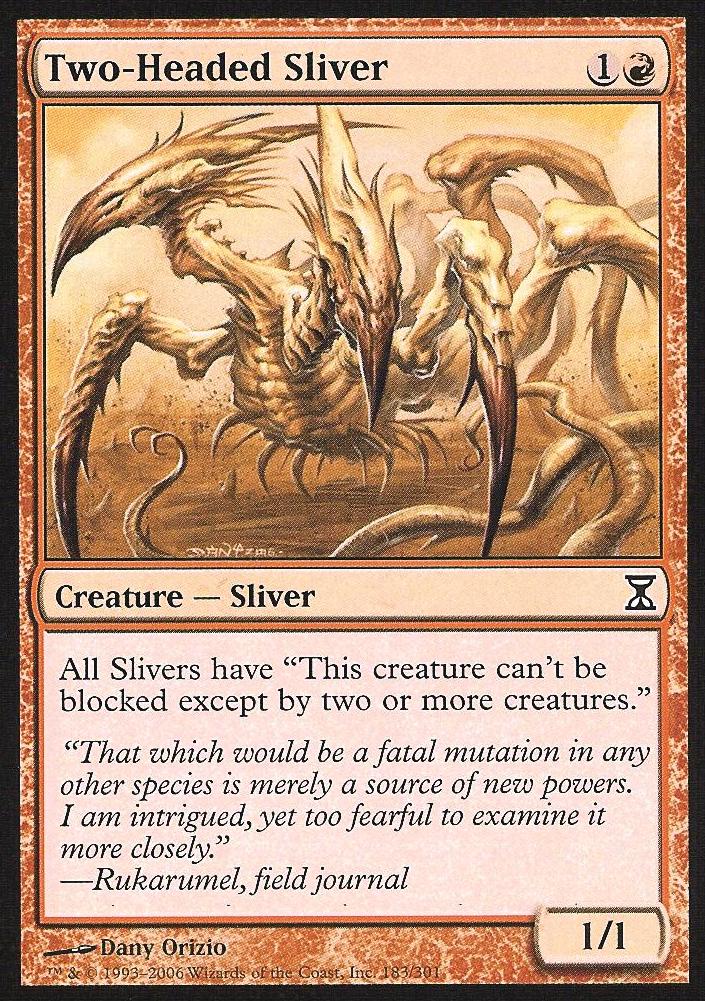 Two-Headed Sliver (Time Spiral) Near Mint Japanese
