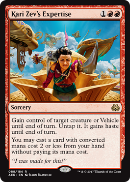 Kari Zev's Expertise (Aether Revolt) Near Mint