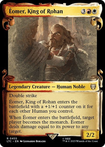 Eomer, King of Rohan (Showcase Scrolls) (Commander: The Lord of the Rings: Tales of Middle-earth) Near Mint