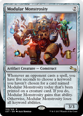 Modular Monstrosity (Unstable) Near Mint
