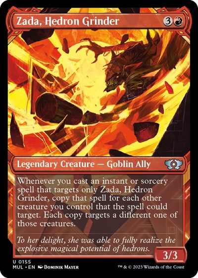 Zada, Hedron Grinder (Halo Foil) (March of the Machine: Multiverse Legends) Near Mint
