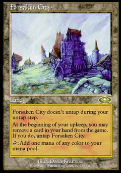 Forsaken City (Planeshift) Near Mint Foil