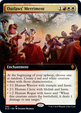 Outlaws Merriment (Extended Art) (Throne of Eldraine) Near Mint