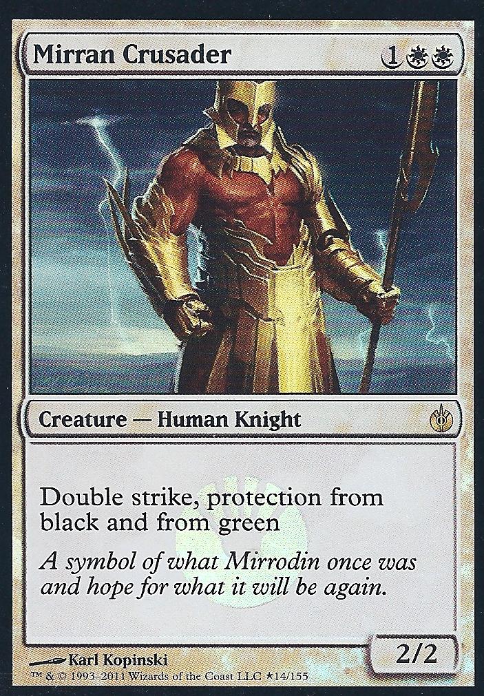 Mirran Crusader (MB Box Promo) (Promotional Cards) Near Mint Foil