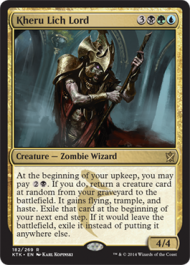 Kheru Lich Lord (Khans of Tarkir) Near Mint Foil