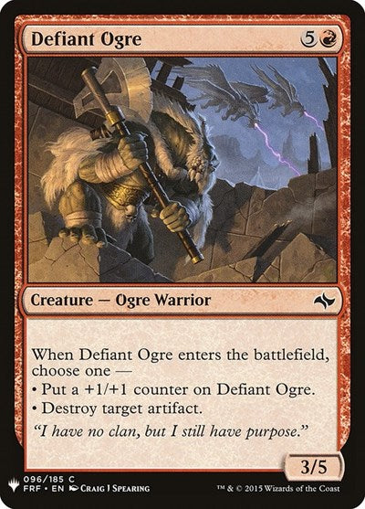 Defiant Ogre (Mystery Booster) Near Mint