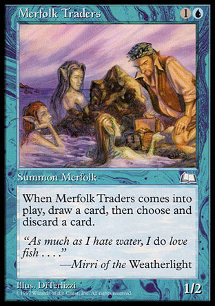 Merfolk Traders (Weatherlight) Near Mint