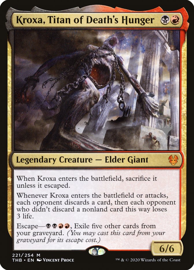 Kroxa, Titan of Death's Hunger (Promo Pack) Near Mint