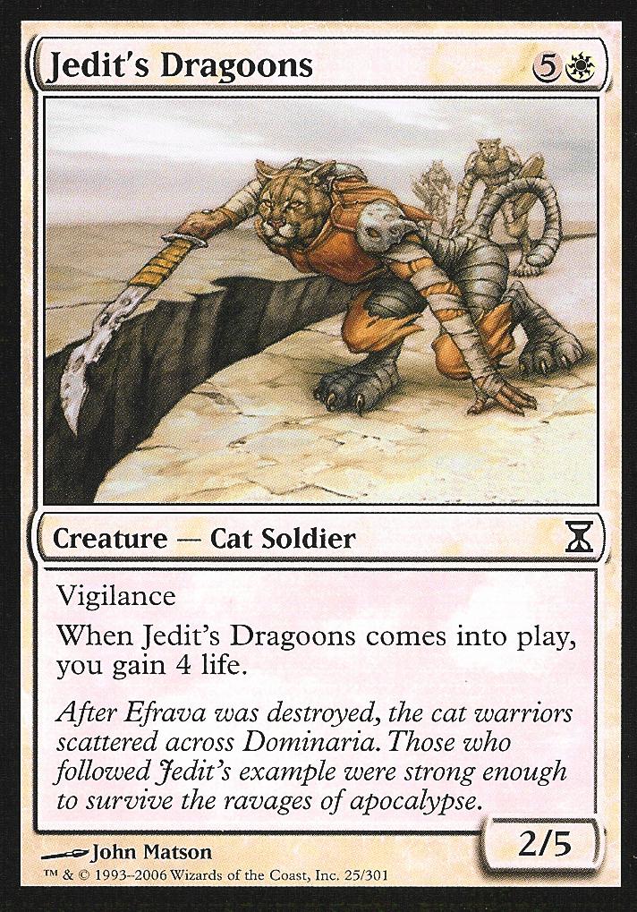 Jedit's Dragoons (Time Spiral) Near Mint Russian