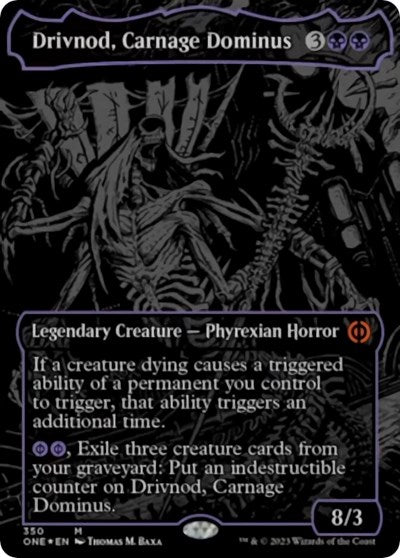 Drivnod, Carnage Dominus (Oil Slick Raised Foil) (Phyrexia: All Will Be One) Near Mint