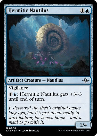 Hermitic Nautilus (The Lost Caverns of Ixalan) Near Mint Foil