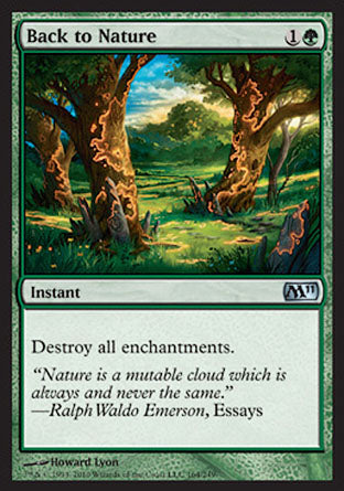 Back to Nature (Magic 2011 Core Set) Near Mint
