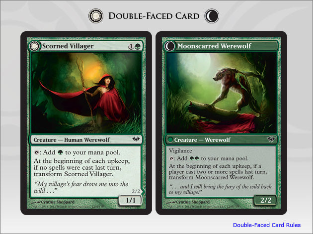 Scorned Villager (Moonscarred Werewolf) (Dark Ascension) Near Mint