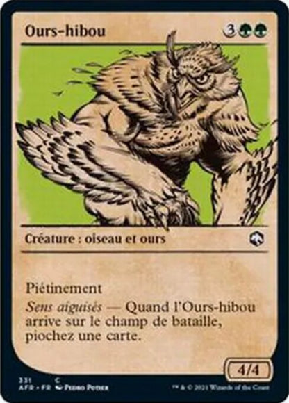 Owlbear (Showcase) (Adventures in the Forgotten Realms) Near Mint Foil