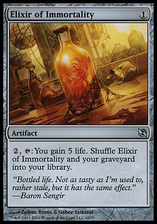 Elixir of Immortality (Duel Decks: Elspeth vs Tezzeret) Near Mint