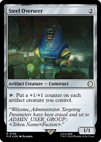 Steel Overseer (Surge Foil) (Universes Beyond: Fallout) Near Mint