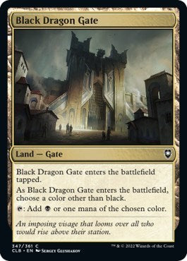 Black Dragon Gate (Commander Legends: Battle for Baldur's Gate) Near Mint Foil