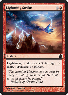 Lightning Strike (Theros) Near Mint Foil