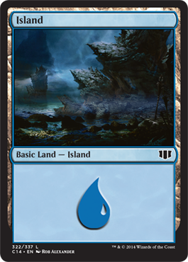 Island (2) (Commander 2014 Edition) Near Mint