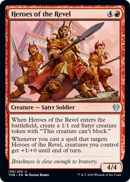 Heroes of the Revel (Theros Beyond Death) Near Mint Foil