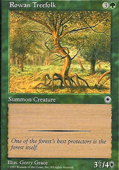 Rowan Treefolk (Portal) Light Play
