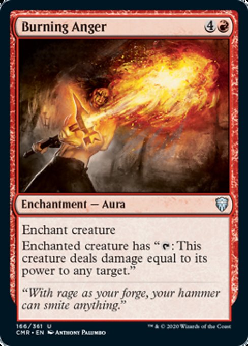 Burning Anger (Commander Legends) Near Mint Foil