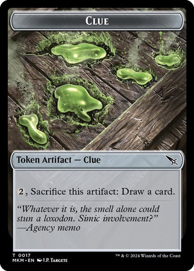 Clue (0017) / A 0044 Double-Sided Token (Murders at Karlov Manor) Near Mint