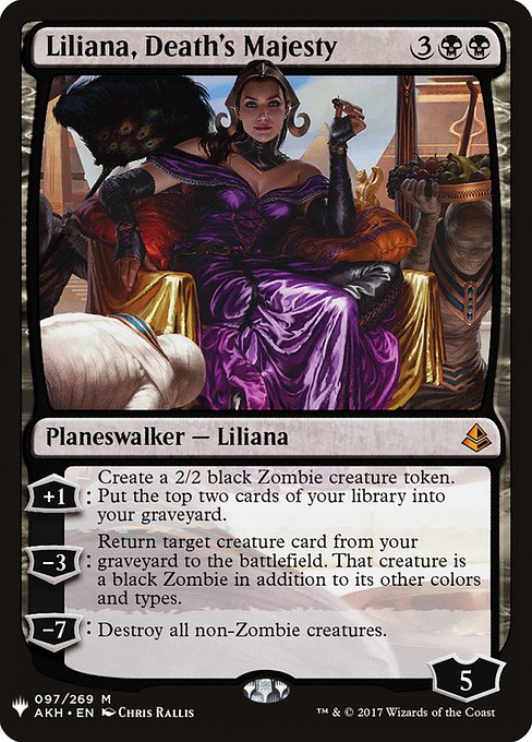 Liliana, Death's Majesty (Mystery Booster) Near Mint