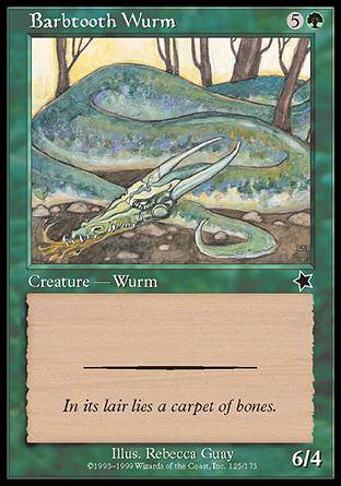 Barbtooth Wurm (Starter 1999) Near Mint