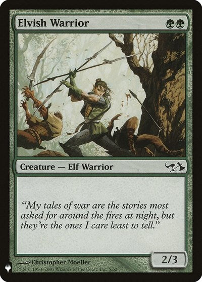 Elvish Warrior (Mystery Booster) Near Mint