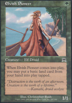 Elvish Pioneer (Onslaught) Near Mint Foil