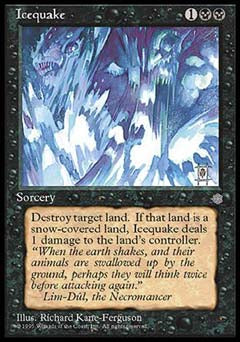 Icequake (Ice Age) Near Mint Portuguese