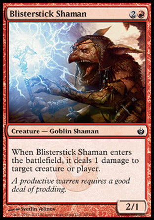 Blisterstick Shaman (Mirrodin Besieged) Near Mint Foil