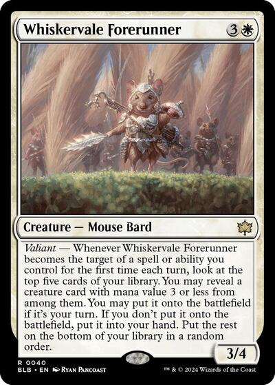 Whiskervale Forerunner (Bloomburrow) Near Mint
