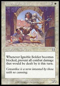 Ignoble Soldier (Mercadian Masques) Near Mint