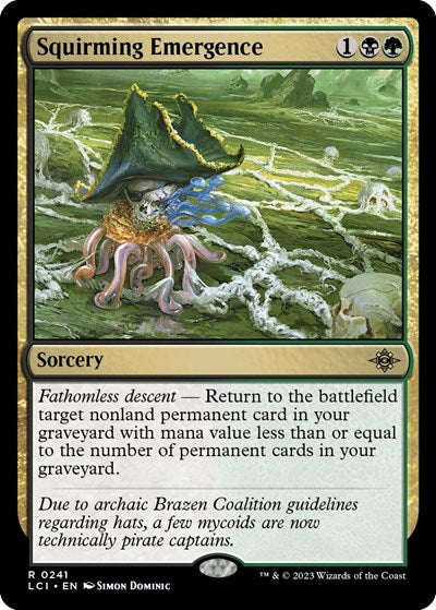 Squirming Emergence (The Lost Caverns of Ixalan) Near Mint Foil